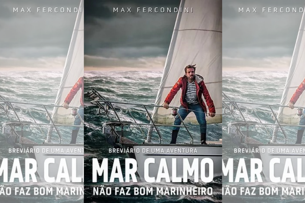 Ator Max Fercondini lança livro "Mar Calmo Não Faz Um Bom Marinheiro" em Curitiba neste domingo