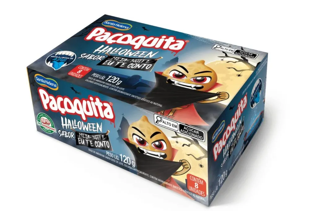 Marca famosa de doces lança Paçoquita de Halloween com sabor de 'fofoca'