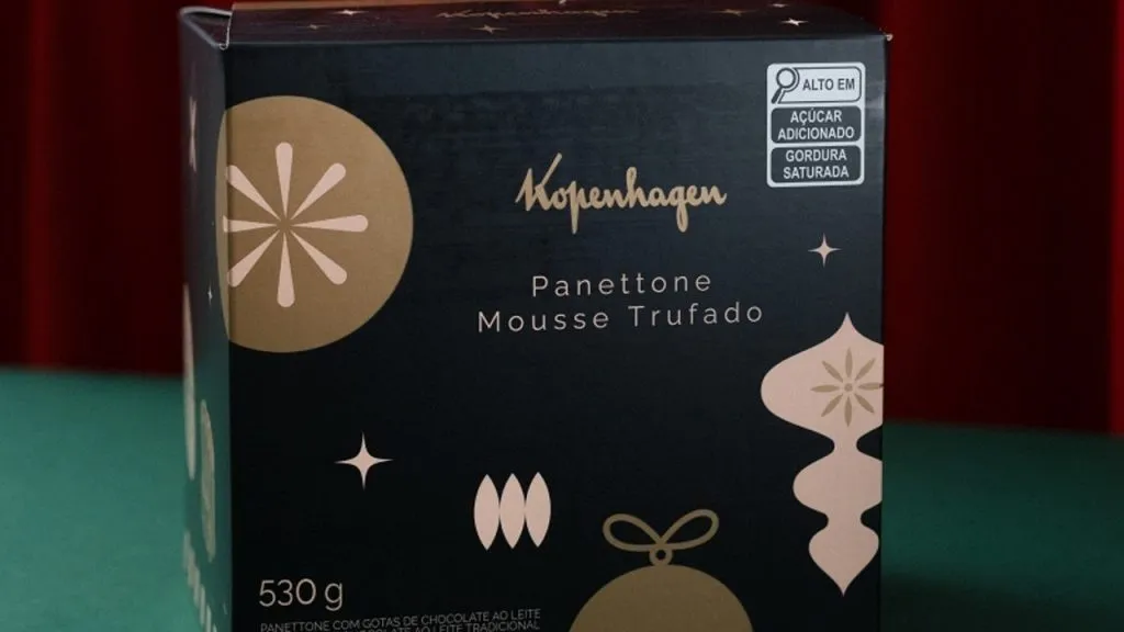 Panetone mousse trufado da Kopenhagen