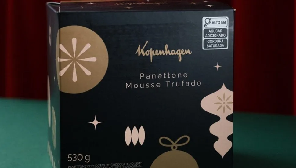 Panetone mousse trufado da Kopenhagen